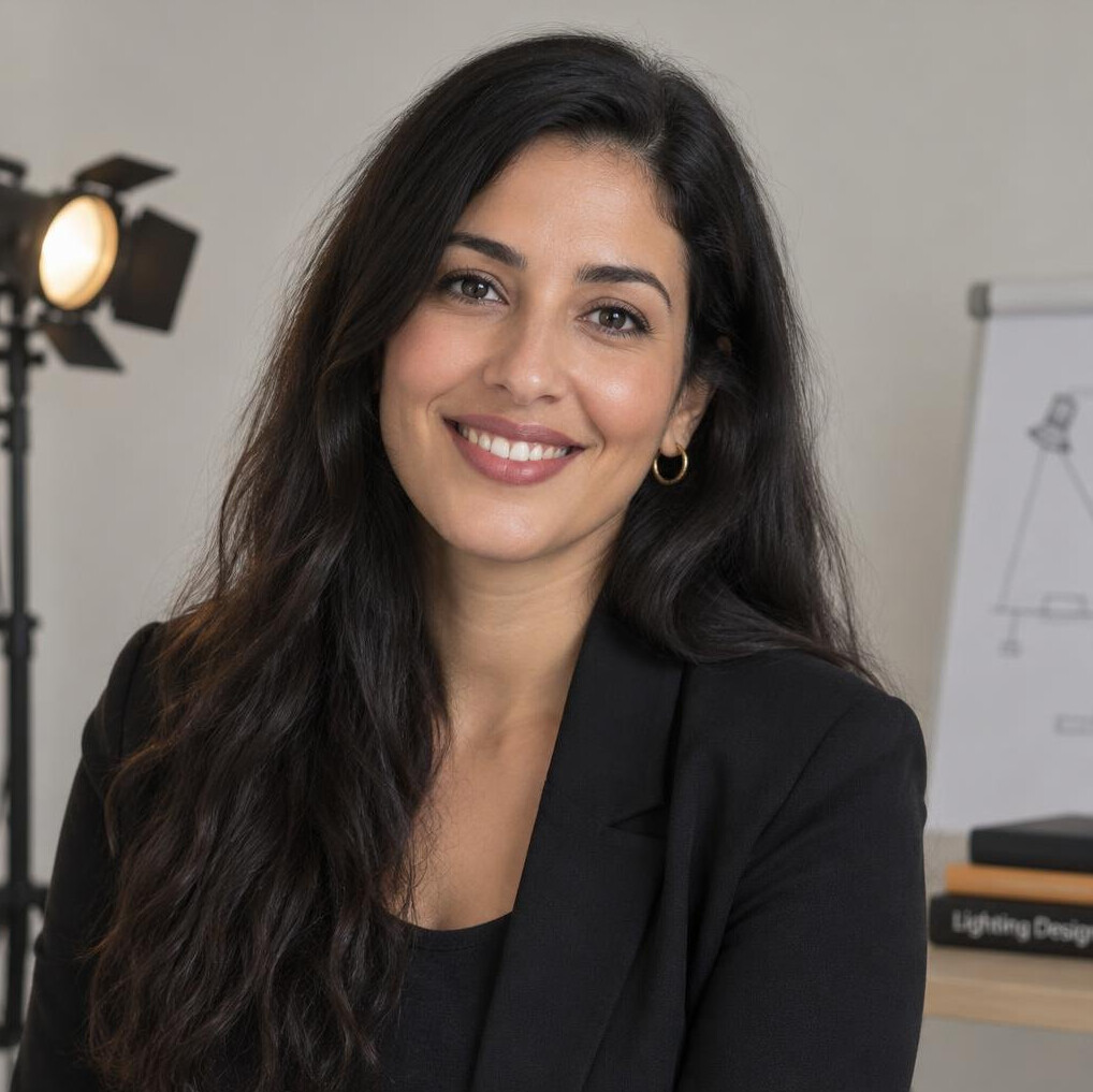 Portrait of a young woman with a warm smile